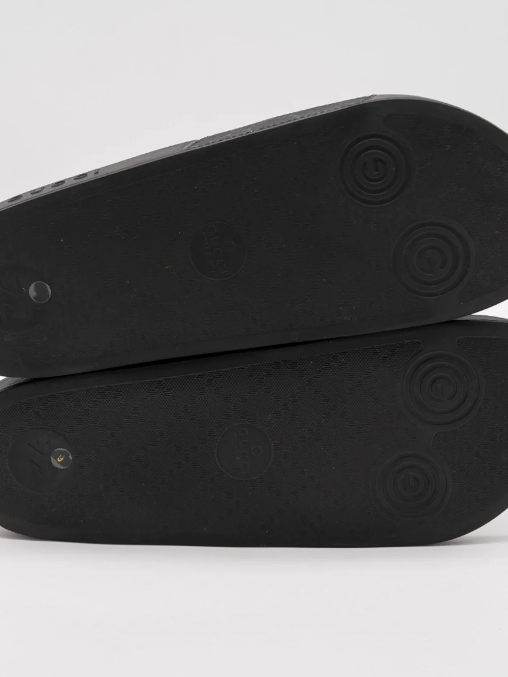Gucci Men's Slides Tiger Black Canvas Supreme size 9G 9.5 US